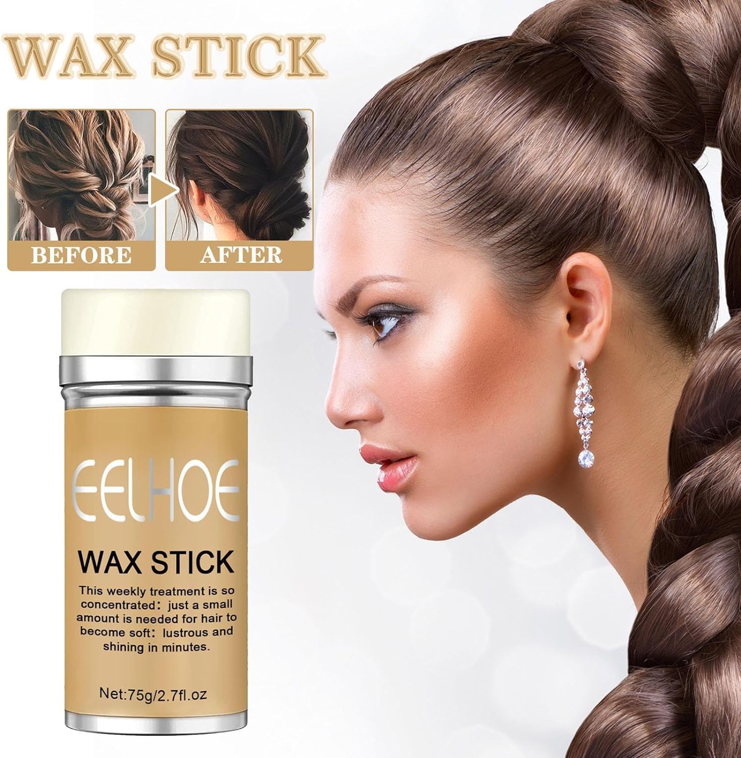 Miniatura 4 de Barra cera fijadora anti friz FK23D-132